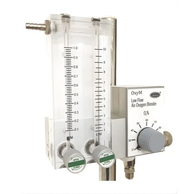 Nice Neotech Nice 5005 – Air Oxygen Blender (Low Flow) with 11 LPM Cascade flow meter